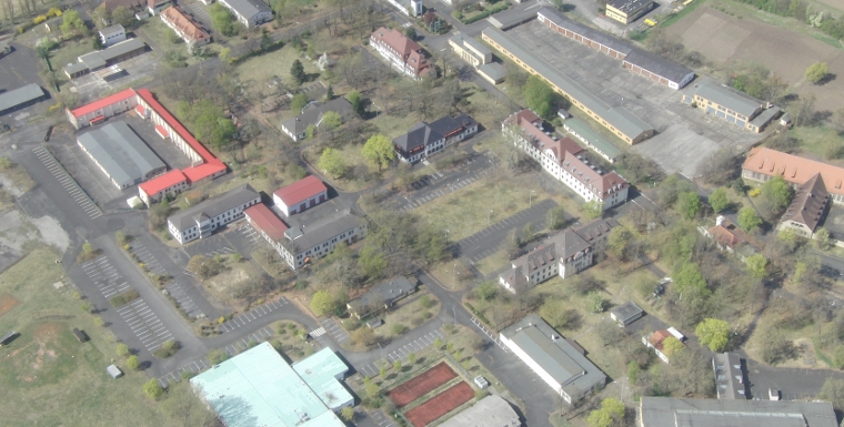 Luftbild · Harvey Barracks · Kitzingen
